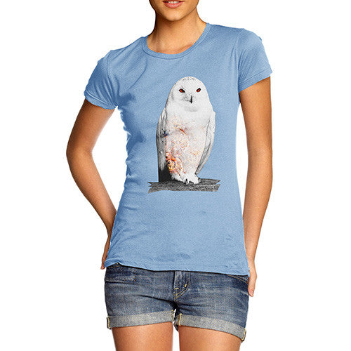 Women's Clockwork Snowy Owl T-Shirt