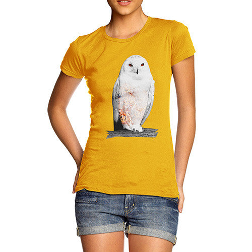 Women's Clockwork Snowy Owl T-Shirt