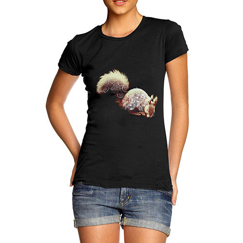 Women's Clockwork Red Squirrel T-Shirt