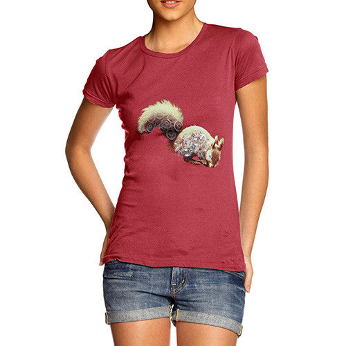 Women's Clockwork Red Squirrel T-Shirt