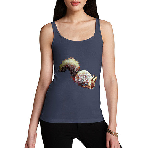 Women's Clockwork Red Squirrel Tank Top