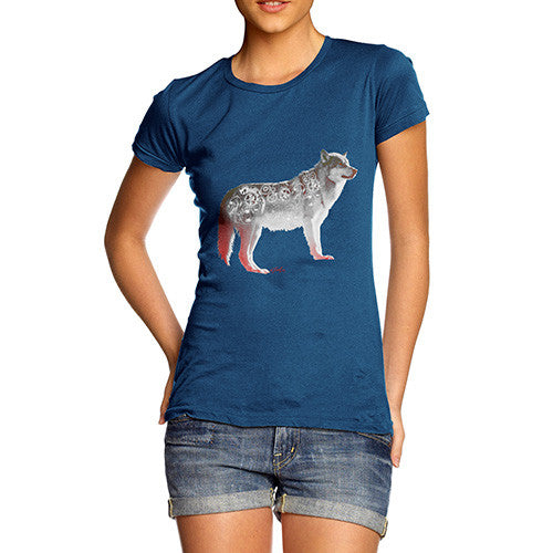 Women's Clockwork Wolf T-Shirt