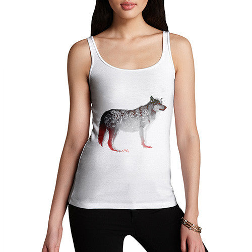 Women's Clockwork Wolf Tank Top