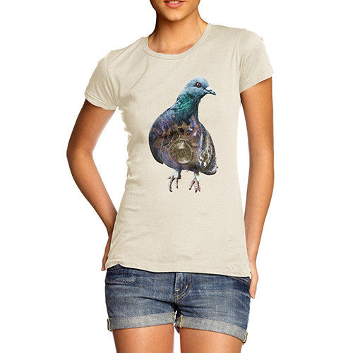 Women's Clockwork Pigeon T-Shirt