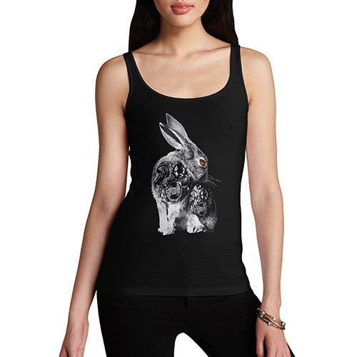 Women's Clockwork Rabbit Tank Top