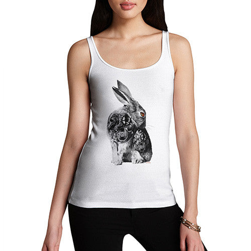 Women's Clockwork Rabbit Tank Top