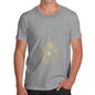 Men's Golden Snowflake Bauble T-Shirt