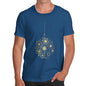 Men's Golden Snowflake Bauble T-Shirt