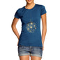 Women's Golden Snowflake Bauble T-Shirt