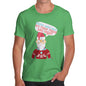 Men's Funny Hipster Santa Mince Pies T-Shirt