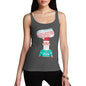 Women's Hipster Santa Christmas Songs Tank Top