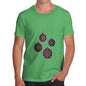 Men's Purple Christmas Baubles T-Shirt