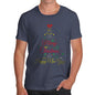 Men's Merry Christmas & A Happy New Year Tree T-Shirt