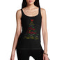 Women's Merry Christmas & A Happy New Year Tree Tank Top