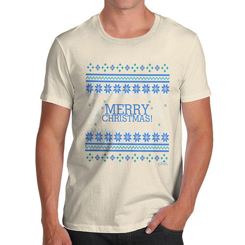 Men's Merry Christmas Knitted Jumper T-Shirt