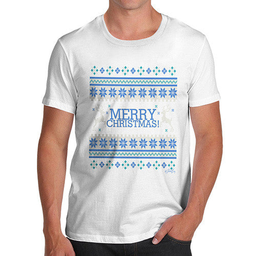 Men's Merry Christmas Knitted Jumper T-Shirt