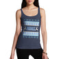 Women's Merry Christmas Knitted Jumper Tank Top