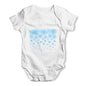 Winter Magic Snowflakes Baby Grow Bodysuit