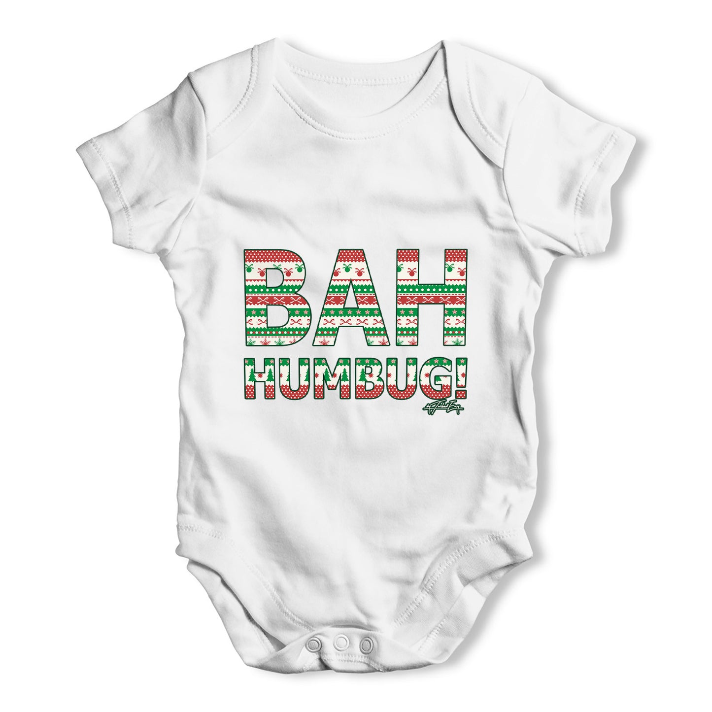 Bah Humbug Baby Grow Bodysuit