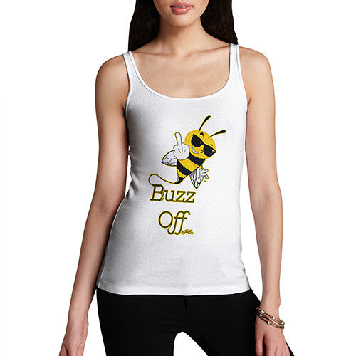 Women's Passive Aggressive Bee Buzz Off Tank Top