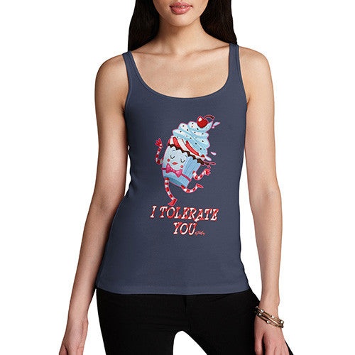 Women's I Tolerate You Ice Cream Tank Top