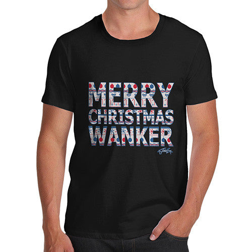 Men's Merry Christmas Wanker T-Shirt