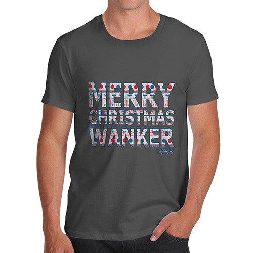 Men's Merry Christmas Wanker T-Shirt