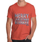 Men's Merry Christmas Wanker T-Shirt