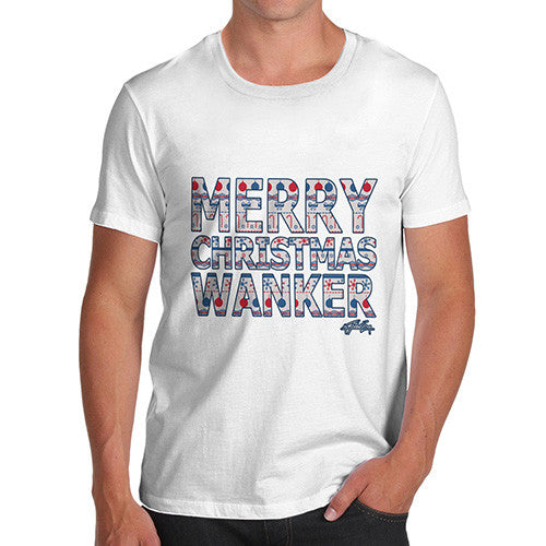 Men's Merry Christmas Wanker T-Shirt