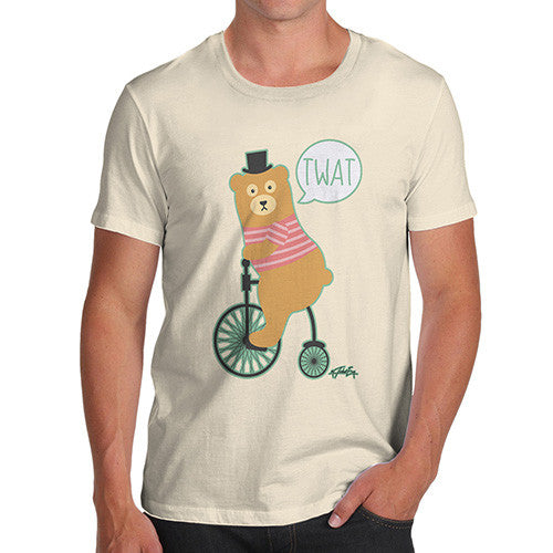 Men's Road Rage Bear On A Bike T-Shirt