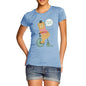 Women's Road Rage Bear On A Bike T-Shirt