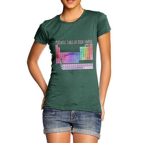 Women's Periodic Table Of Swearing T-Shirt