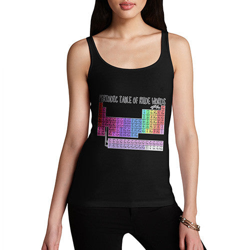 Women's Periodic Table Of Swearing Tank Top