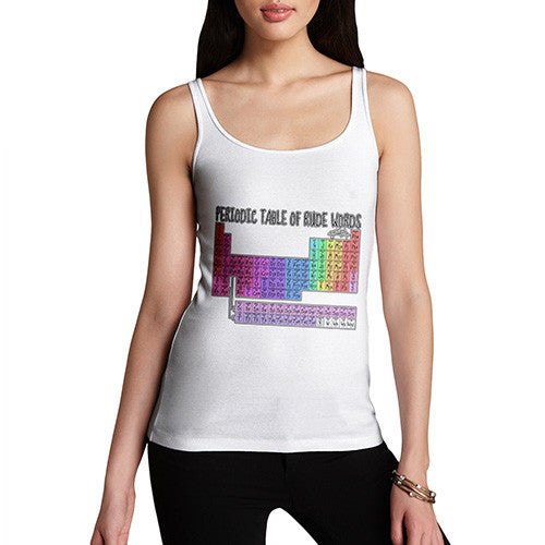 Women's Periodic Table Of Swearing Tank Top