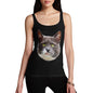 Women's Annoyed Cat Face Tank Top