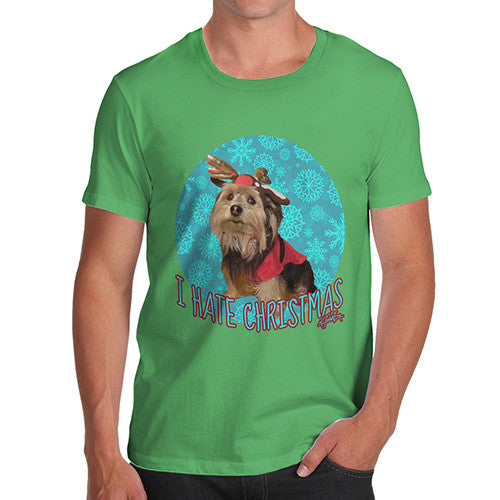 Men's I Hate Christmas Dog T-Shirt