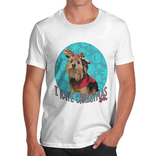 Men's I Hate Christmas Dog T-Shirt