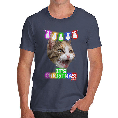 Men's It's Christmas! Cat T-Shirt