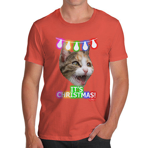 Men's It's Christmas! Cat T-Shirt