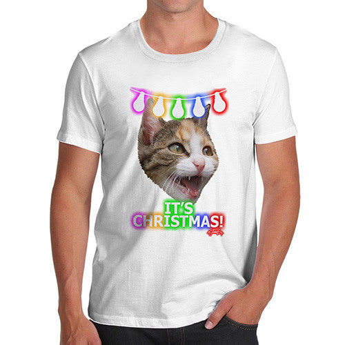 Men's It's Christmas! Cat T-Shirt