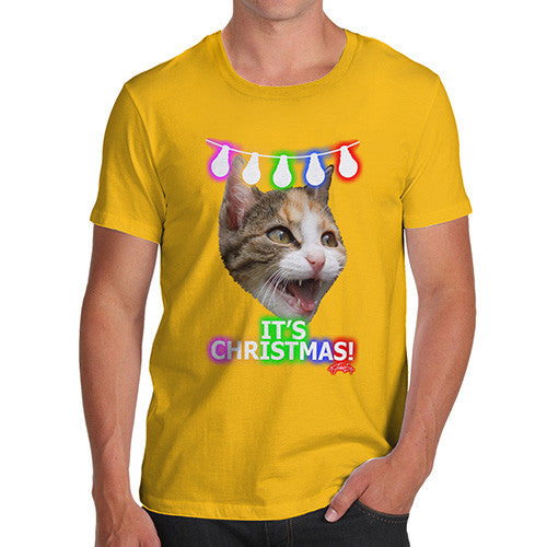 Men's It's Christmas! Cat T-Shirt