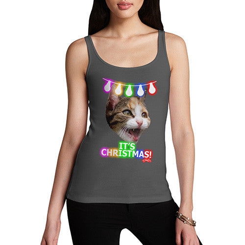 Women's It's Christmas! Cat Tank Top