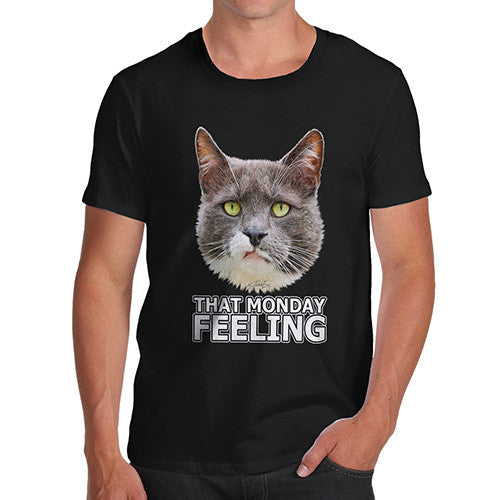 Men's That Monday Feeling Cat T-Shirt