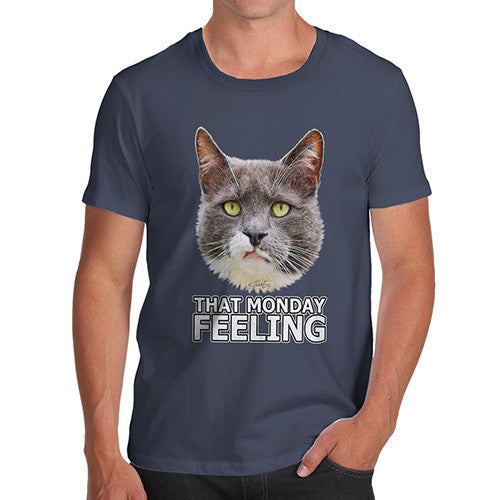 Men's That Monday Feeling Cat T-Shirt