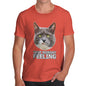 Men's That Monday Feeling Cat T-Shirt