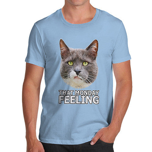 Men's That Monday Feeling Cat T-Shirt