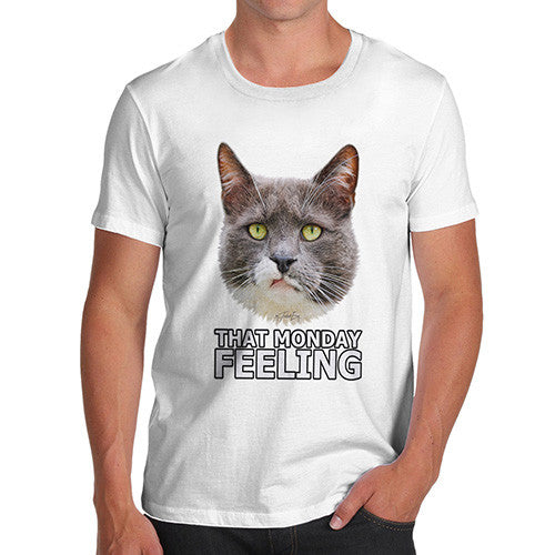 Men's That Monday Feeling Cat T-Shirt