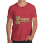 Men's Nobody Loves You Bear T-Shirt