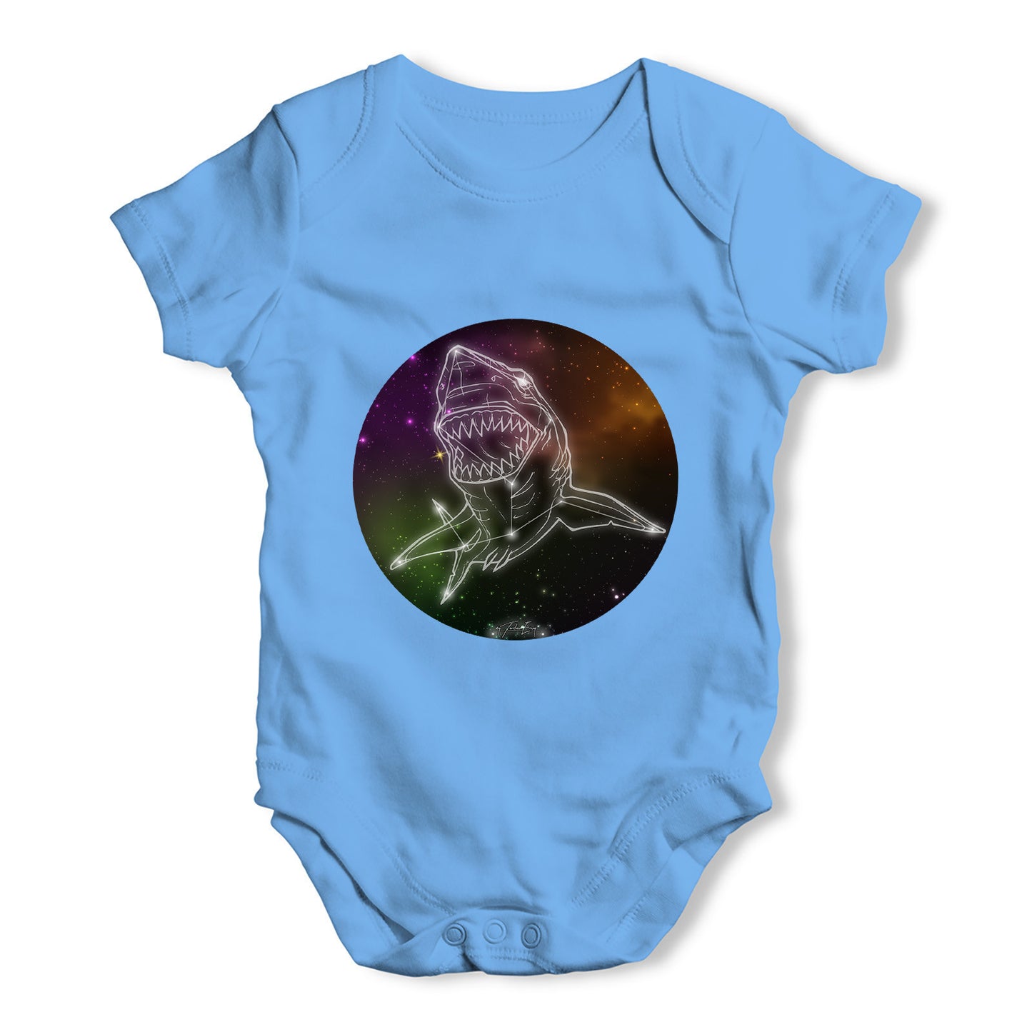 Shark Constellation Baby Grow Bodysuit