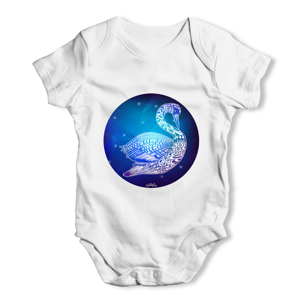 Swan Constellation Baby Grow Bodysuit